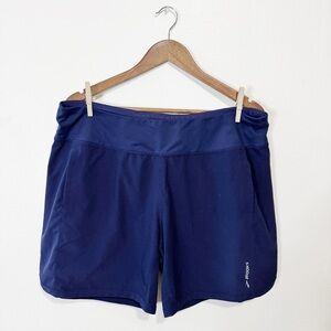 Navy blue Brooks running shorts XL